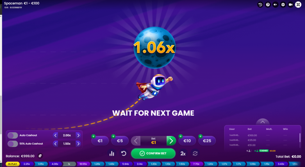 Pertarungan Di Luar Angkasa Spaceman Slot